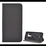 Gigapack Tok álló, bőr hatású (FLIP, oldalra nyíló, asztali tartó funkció, rombusz minta) FEKETE [HTC U12 Plus] (5996457777600) - Telefontok