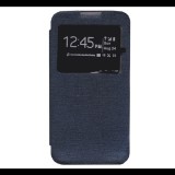 Gigapack Tok álló, bőr hatású (FLIP, oldalra nyíló, S-View Cover) SÖTÉTKÉK [Microsoft Lumia 550] (5996457609420) - Telefontok