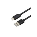 Gigapack USB adat-és töltőkábel (A dugó / C dugó, 1 m, fekete)