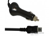 Gigapack USB autós töltő, 5V/2100mA, microUSB kábellel,  fekete