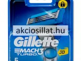 Gillette Mach3 Turbo borotvabetét 5db-os