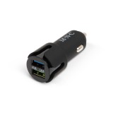 Globiz Autós szivargyújtó adapter 2 USB aljzattal - Fekete