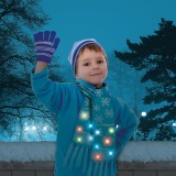 Globiz Karácsonyi sál - 100 cm - LED-es, elemes, kék