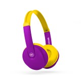 Globiz Maxell HP-BT350 gyerek fejhallgató - sárga/lila