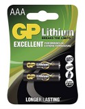 GP Batteries GP B15112 FR03 2 db AAA lítium elem