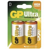 GP Batteries GP Ultra alkáli 13AU 2db/blister góliát (D) elem (B1941)