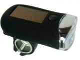 GREEN ENERGY LTD Napelemes kerékpár lámpa napelem és dinamó bicikli lámpa dinamós 3 fehér LED-el