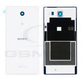 GSMOK Akkumulátor ház Sony Xperia M2 D2303 fehér 78p7110002n Eredeti szervizcsomag