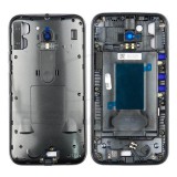 GSMOK Középső Borítás Motorola Moto G3 Fekete 01018126003W Eredeti Szervizcsomag
