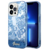 Guess GUHCP14LHGPLHB iPhone 14 Pro 6.1" kék/kék keménytokos Porcelán kollekció