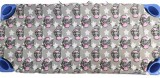 Gumifüles ovis lepedő - 58x130 cm - szürke - rózsaszín kiselefánt