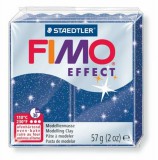 Gyurma, 57 g, égethető, FIMO Effect, csillámos kék (FM8020302)