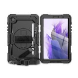 Haffner Samsung Galaxy Tab A7 Lite 8.7 T220/T225 ütésálló védőtok 4H kijelzővédő üveggel fekete (FN0280) (FN0280) - Tablet tok
