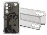 Haffner Samsung SM-S926 Galaxy S24+ szilikon hátlap - Gray Monkey - átlátszó