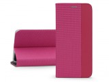 Haffner Sensitive Book Flip bőrtok - Samsung SM-A356 Galaxy A35 5G - rózsaszín