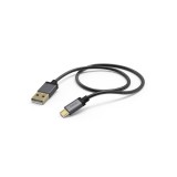 Hama 1.5m, USB2.0-A/USB2.0 Micro-B USB kábel 1,5 M USB A Micro-USB B Antracit