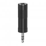 Hama 3.5 mm Jack apa - 6.3 mm Jack anya sztereo adapter (205196) (hama205196) - Audió kábel