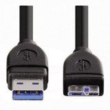 Hama 53749 USB 3.0 A - USB 3.0 Micro B kábel 0,75m (53749) - Adatkábel