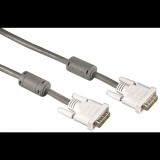 Hama DVI - DVI összekötő kábel, Dual Link 1.8m (45077) (45077) - DVI összekötő