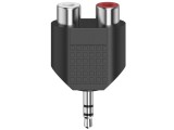 Hama FIC st adapter sztereo 3,5mm jack dugó - 2rca alj (205187)