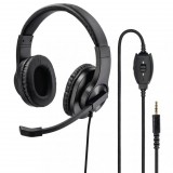 Hama HS-P350 sztereó headset fekete (139926) (hama139926) - Fejhallgató