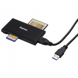 Hama Superspeed Slim Multi USB3.0 fekete (ha-181018) - Memóriakártya olvasó