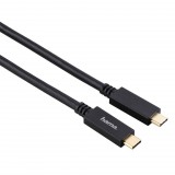 Hama USB 3.1 Type-C kábel 1m fekete (135714) (135714) - Adatkábel