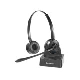 hameco HS-8550D-BT sztereó Bluetooth headset fekete (HS-8550D-BT) - Fejhallgató