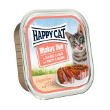 Happy Cat Minkas Duo - Baromfi és lazac 24 x 100 g