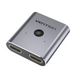 HDMI 2 portos switch adapter kétirányú Vention AFUH0 ezüst