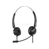 Headset mikrofonnal, USB+RJ9/11 Headset Pro Stereo, Fekete (SANDBERG_126-30)