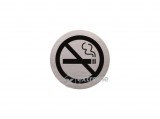 Helit rozsdamentes acél információs tábla, Tilos a dohányzás