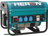 HERON benzinmotoros áramfejlesztő, max 2300 VA, egyfázisú (EGM-25 AVR) 8896111