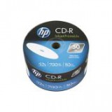 HEWLETT PACKARD CD-R lemez, nyomtatható, 700MB, 52x, zsugor csomagolás, HP [50 db]