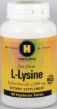 Highland Laboratories L-Lysine (100 tab.)