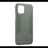 HOCO WARRIOR szilikon telefonvédő (ultravékony, karbon minta) ZÖLD [Apple iPhone 11 Pro Max] (5996457943319) - Telefontok