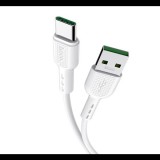 HOCO X33 adatkábel és töltő (USB - Type-C, gyorstöltés támogatás, 100cm) FEHÉR (X33_TYPE-C_W) (X33_TYPE-C_W) - Adatkábel