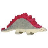 HOLZTIGER Fa játék állatok - dinoszaurusz, Stegosaurus
