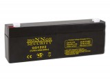 Honnor Security AGM akkumulátor, 12 V, 2,2 Ah, zárt, gondozásmentes