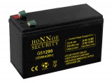 Honnor Security AGM akkumulátor, 12 V, 9 Ah, zárt, gondozásmentes