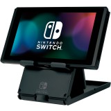 Hori PlayStand, Nintendo Switch/OLED, Állítható szög, Gumi markolat, Szürke, Konzol állvány