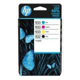 HP 932 fekete/933 cián/magenta/sárga tintapatron csomag (6ZC71AE) (6ZC71AE) - Nyomtató Patron