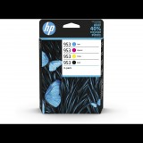 HP 953 tintapatron csomag fekete/cián/magenta/sárga (6ZC69AE) (6ZC69AE) - Nyomtató Patron