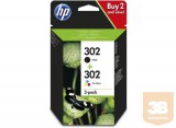 HP INC. Készlet HP 302 Fekete/Tri-colour