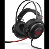 HP OMEN 800 mikrofonos fejhallgató fekete-piros (1KF76AA) (1KF76AA) - Fejhallgató