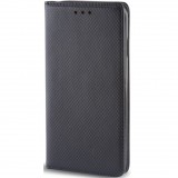 HTC Desire 19 Plus, Oldalra nyíló tok, stand, Smart Magnet, fekete (94265) - Telefontok