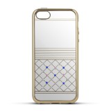 HTC Desire 825, TPU szilikon tok, Beeyo, elegáns minta, arany (39086) - Telefontok