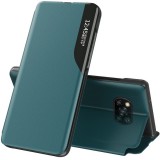 Huawei Honor 10X Lite, Oldalra nyíló tok, stand, hívás mutatóval, Wooze FashionBook, zöld (97018) - Telefontok