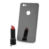 Huawei Honor 5X, Alumínium hátlap védőtok, tükröződő felület, Metal Mirror, sötétszürke (46807) - Telefontok