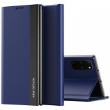 Huawei Honor X8 4G, Oldalra nyíló tok, stand, Wooze Silver Line, sötétkék (123054) - Telefontok